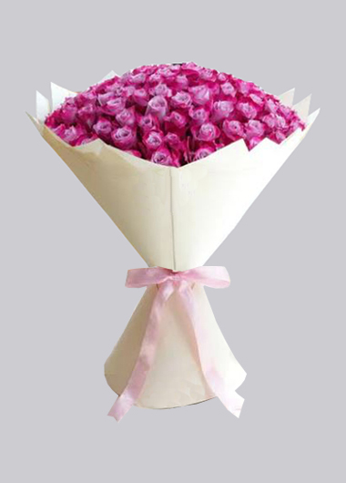 151 Purple Roses Bouquet